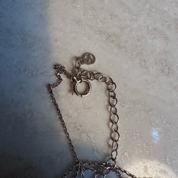 Mejuri diamond letter charm + chain - Picture 2 of 2